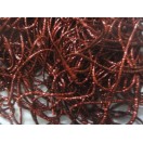 MAROON - 150 Inches French Metal Wire Gimp Coil Bullion Purl - Check Rough - 3.80 Meters